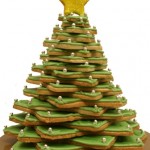 Árvore natalina de biscoitos