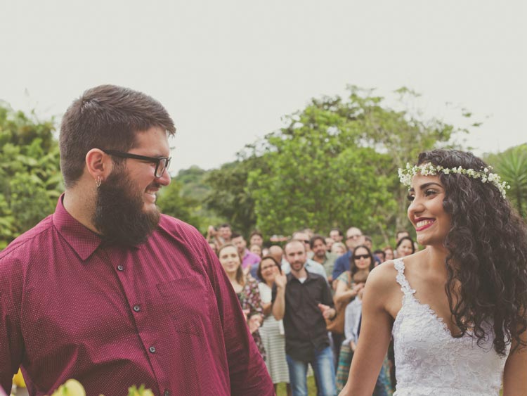 Casamento ao ar livre: Helo & Nathan