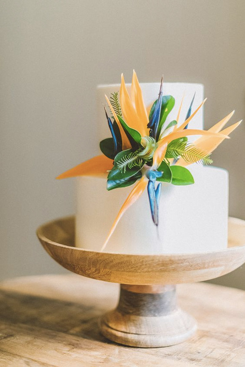 bolo tropical de casamento 