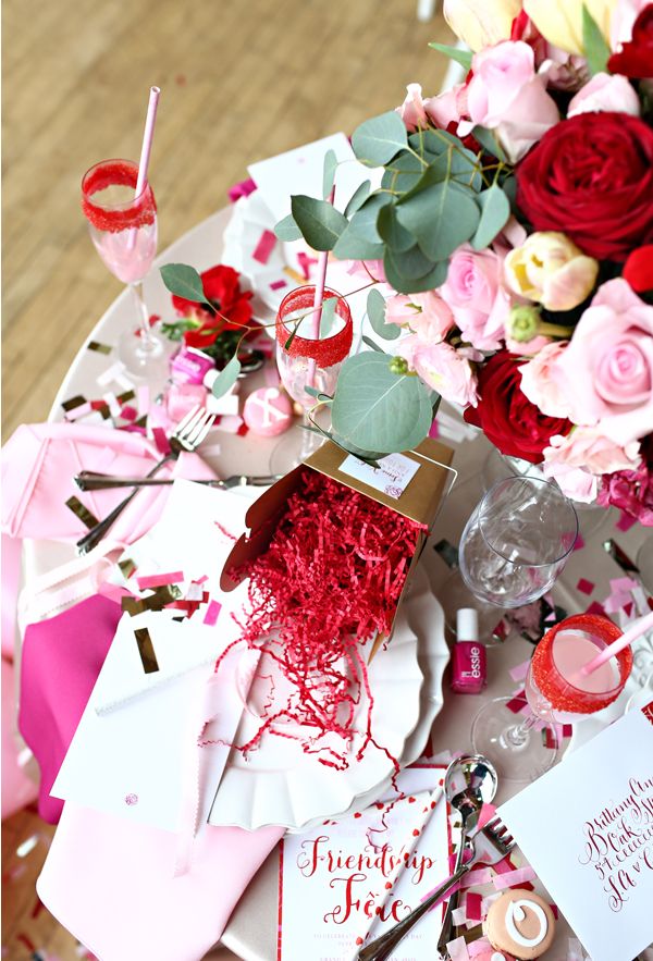 decoração de chá de panela pink e rosa