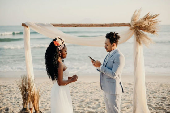 Elopement wedding no por do sol – Gisele e Thyago