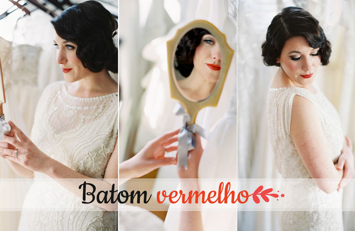 Noivas com batom vermelho Noivas com batom vermelho