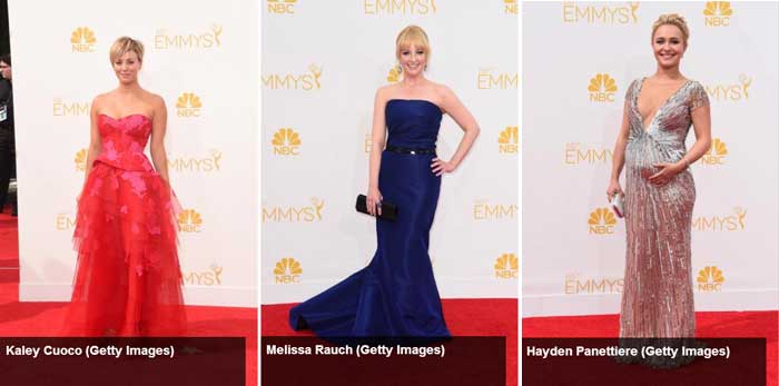 Os vestidos do Emmy Awards 2014